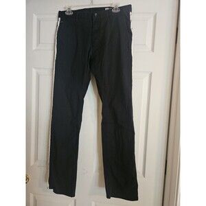Empyre Pants Mens 32 Sledgehammer Black White Regular Striped Stretch Men